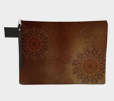 Mandala Copper Zipper Pouch