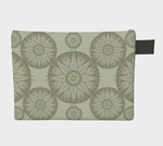 Mandala Native Beige Zipper Pouch
