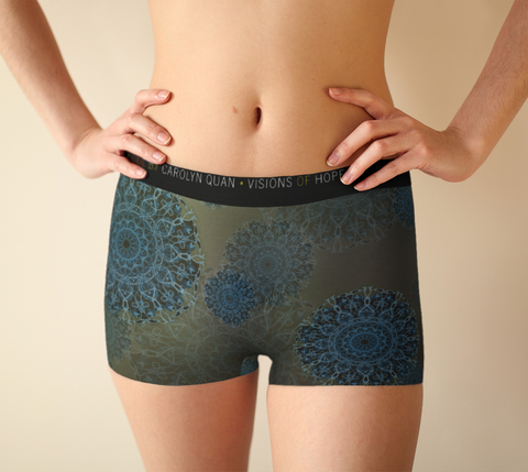 Mandala 1 Blue Tan